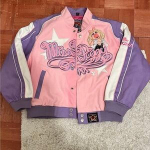 RARE Y2K miss piggy daytona 500 jacket